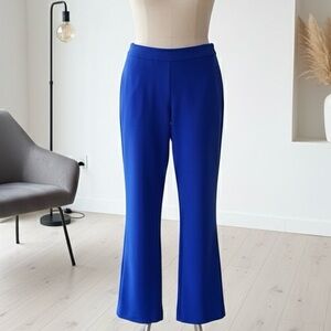Dynamite| Royal Blue Office Flat Front Side Zip Trousers Pants Sz 2